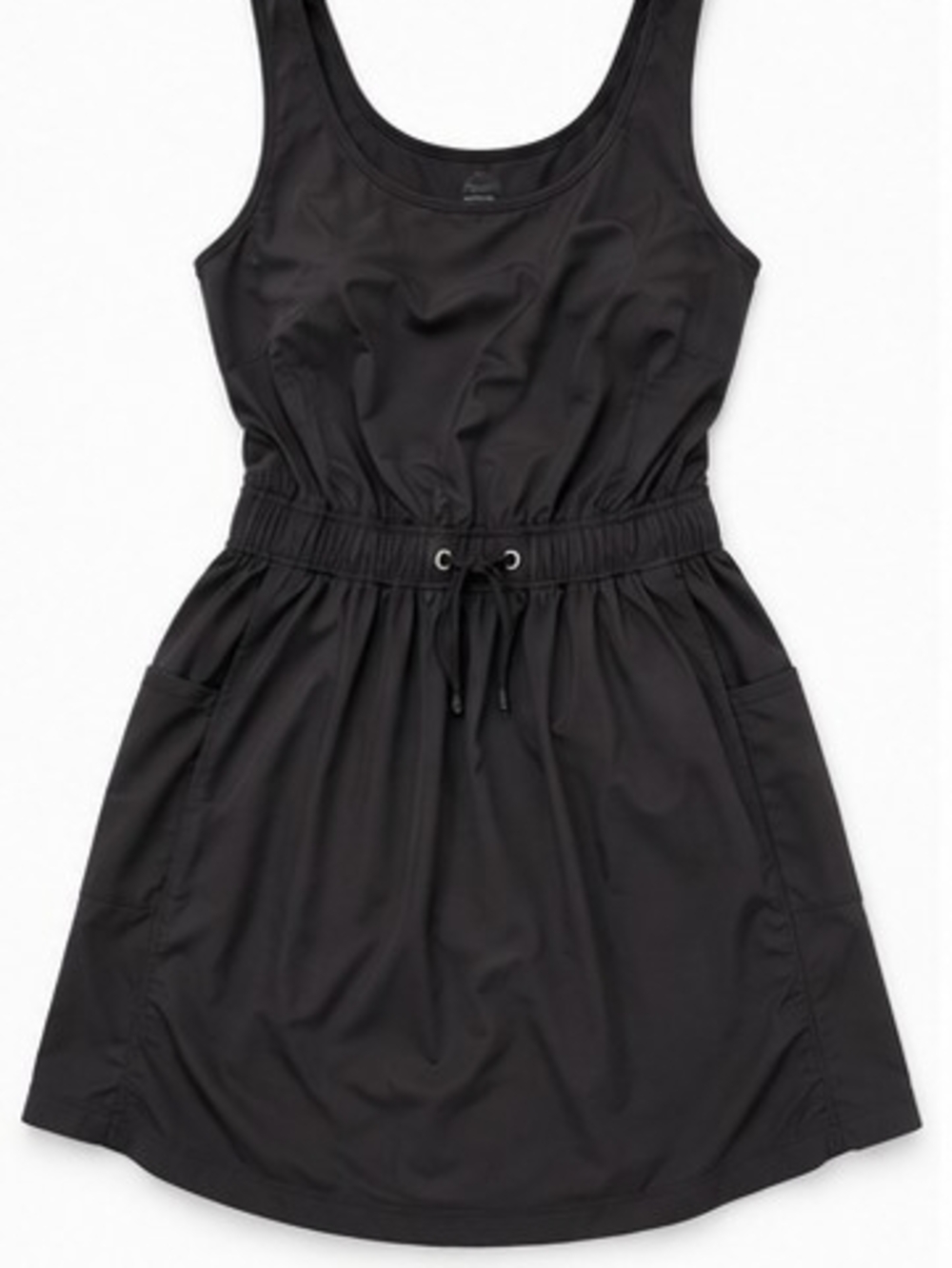 Patagonia Fleetwith Black Drawstring Travel Dress Size L